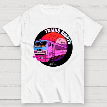 Trains Rights Geek T-Shirt