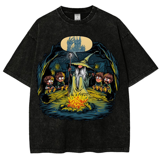 Beware of the Dark One Vintage Distressed T-shirt