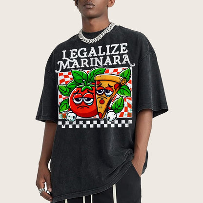 Legalize Marinara Vintage Distressed T-shirt
