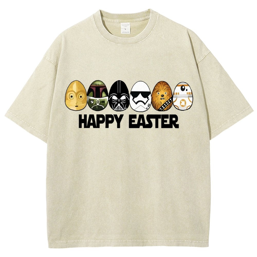 Easter Egg Hunting Party Happy Easter 2025 Vintage Distressed T-shirt