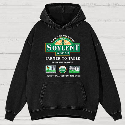 Farmer to Table Vintage Distressed Hoodie