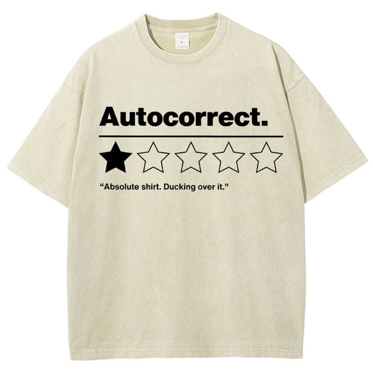 Autocorrect. Ducking over it. Vintage Distressed T-shirt