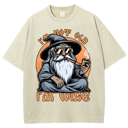 Wise Old Wizard Vintage Distressed T-shirt