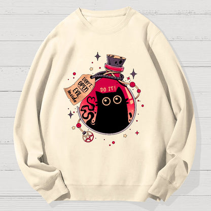 Bottled Menace Geek Cotton Sweatshirt