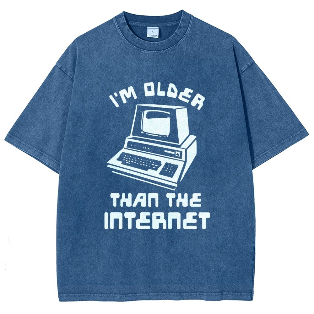 I Am Older Than The Internet Vintage Distressed T-shirt