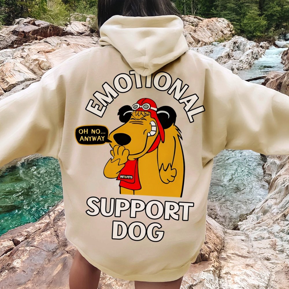 Support Or Not? Printed Back Unisex Cotton Hoodie