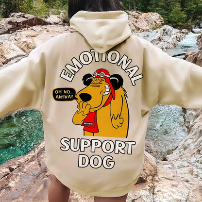 Support Or Not? Printed Back Unisex Cotton Hoodie