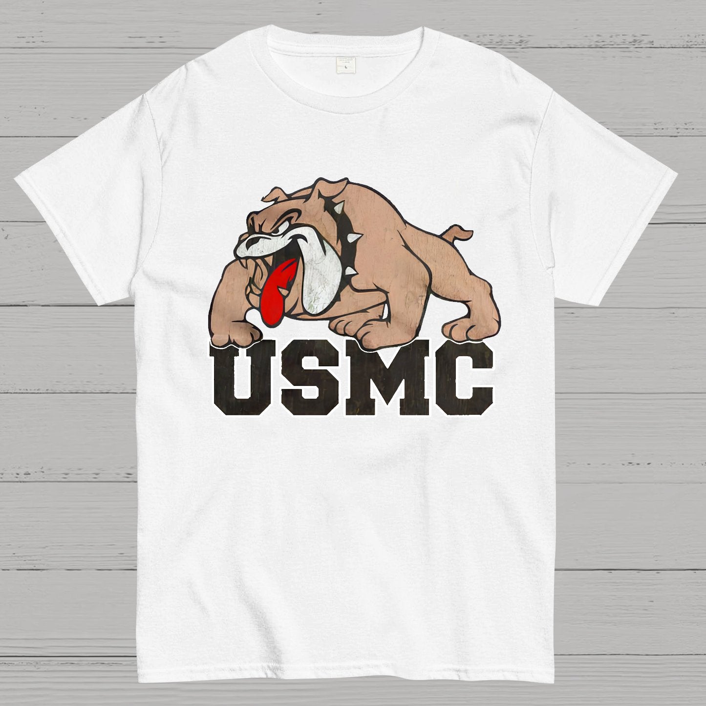 Bulldog USMC Geek T-Shirt