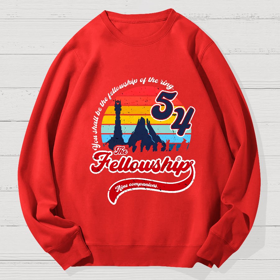 Nine Friends Geek Cotton Sweatshirt