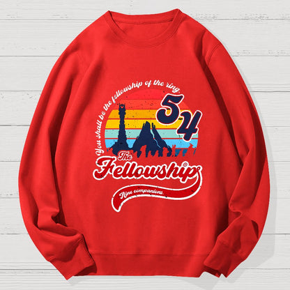 Nine Friends Geek Cotton Sweatshirt