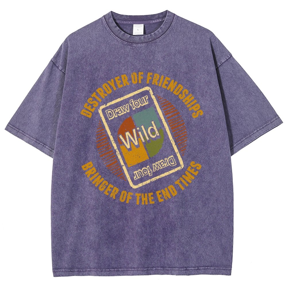 Destroyer of Friendships Vintage Distressed T-shirt