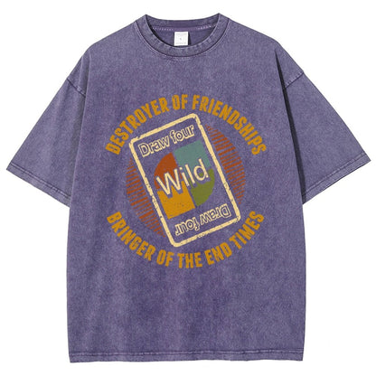 Destroyer of Friendships Vintage Distressed T-shirt