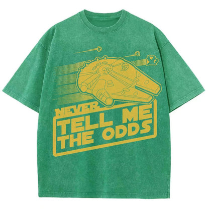 Never Tell Me The Odds Vintage Distressed T-shirt