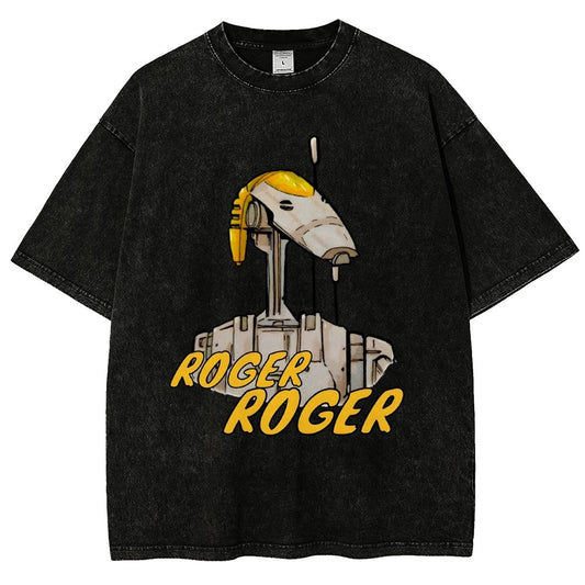 Roger, roger Vintage Distressed T-shirt