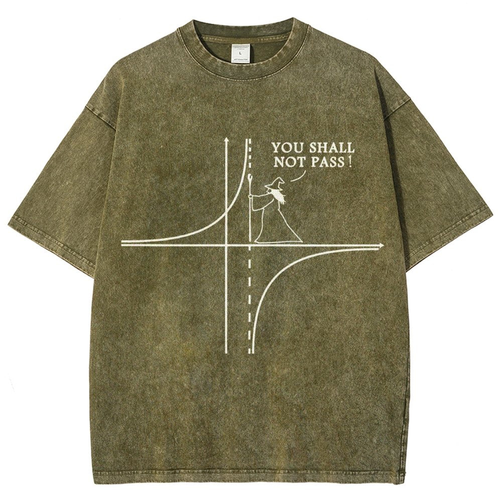 You Shall Not Pass Vintage Distressed T-shirt