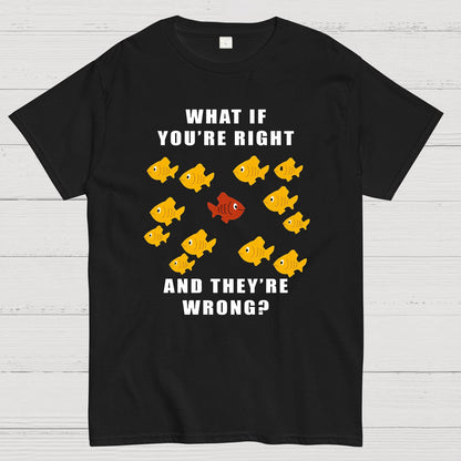 What If You're Right And They're Wrong Geeky T-Shirt