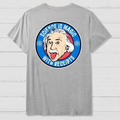 Science Is Magic Front And Back Printing Geek T-Shirt