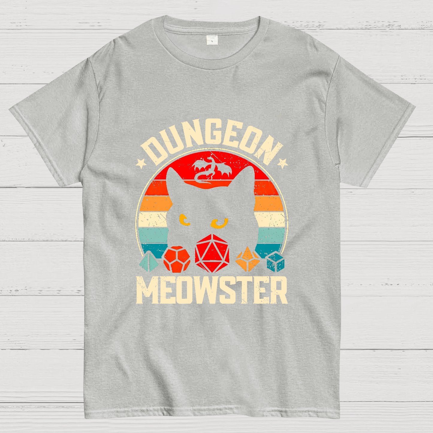 Dungeon Meowster Nerdy T-Shirt