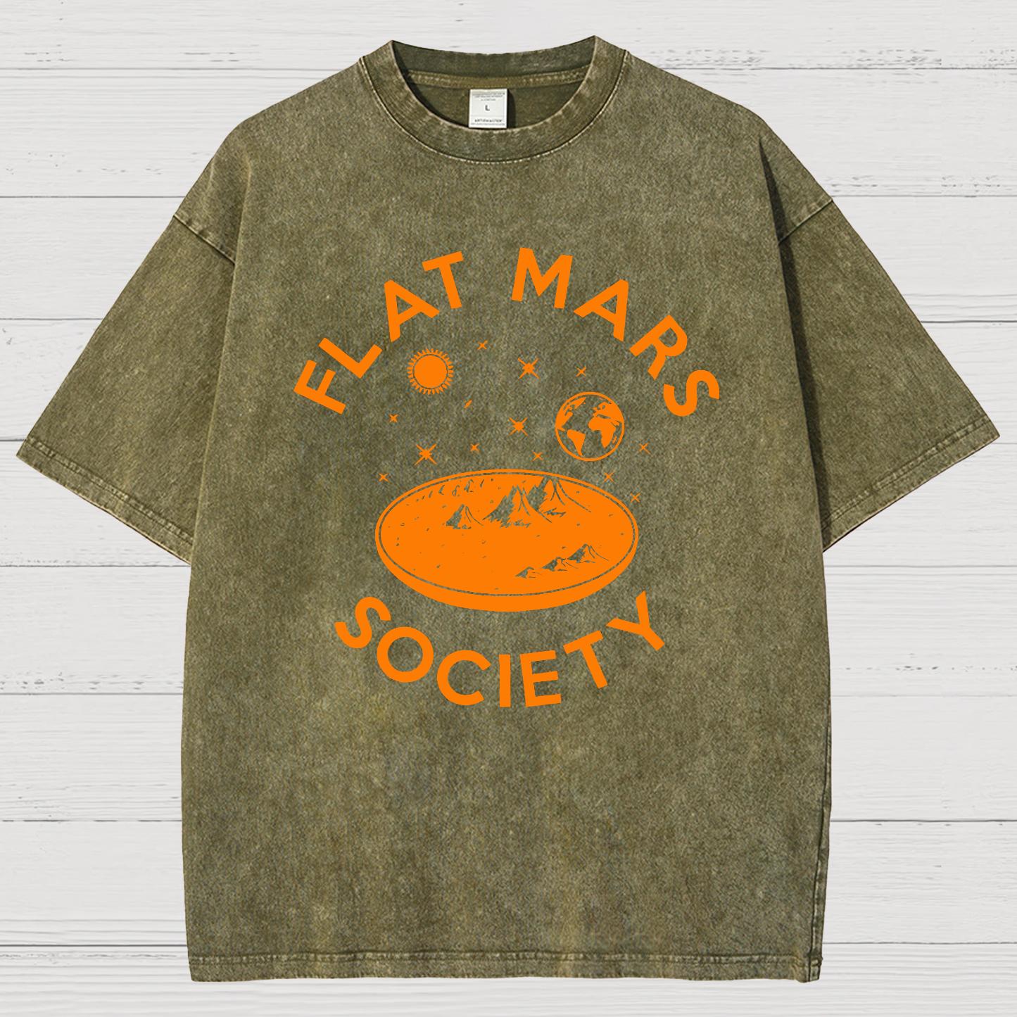 Flat Mars Vintage Distressed T-shirt