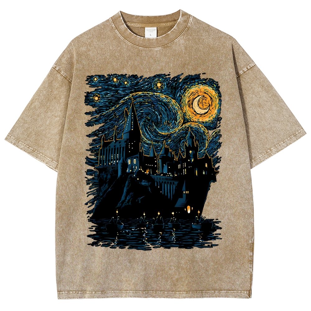Starry School Vintage Distressed T-shirt