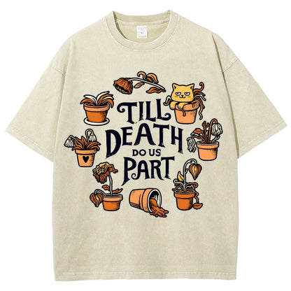 Plant Killer Love Vintage Distressed T-shirt