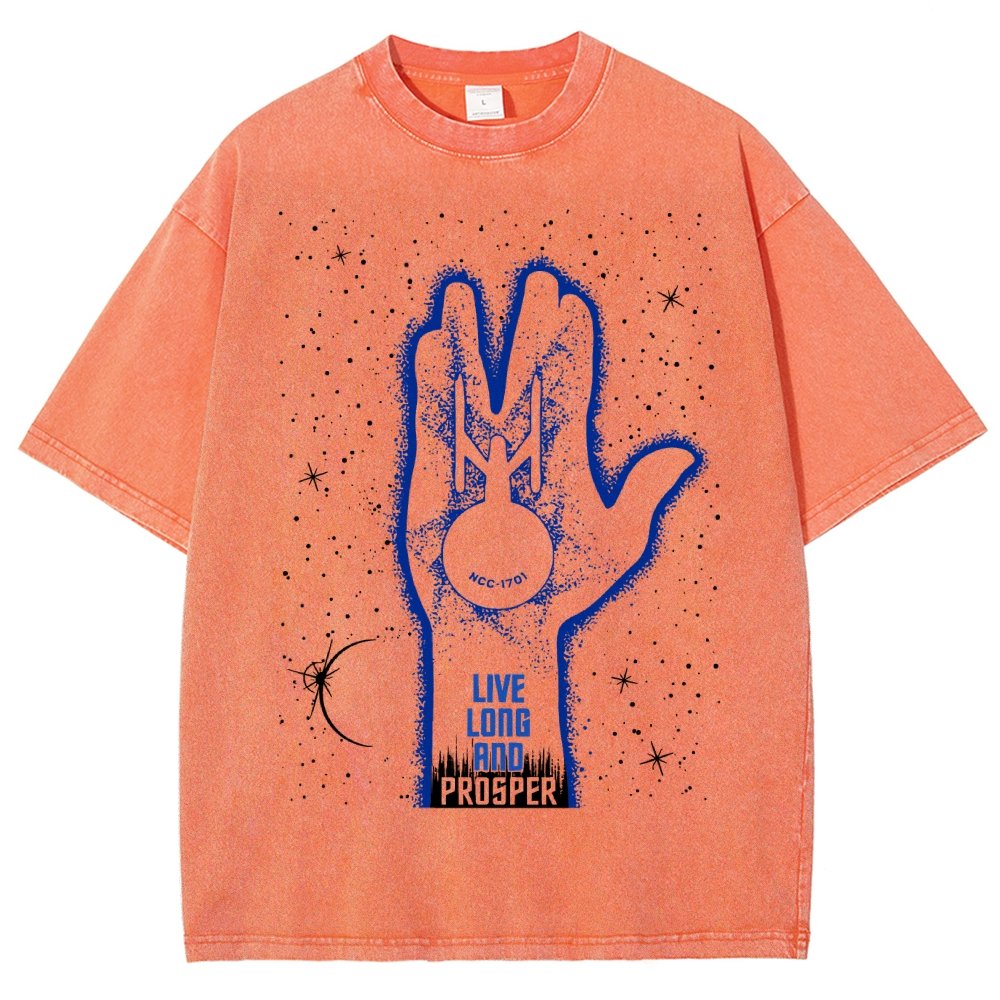 Live long and prosper Vintage Distressed T-shirt