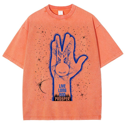 Live long and prosper Vintage Distressed T-shirt