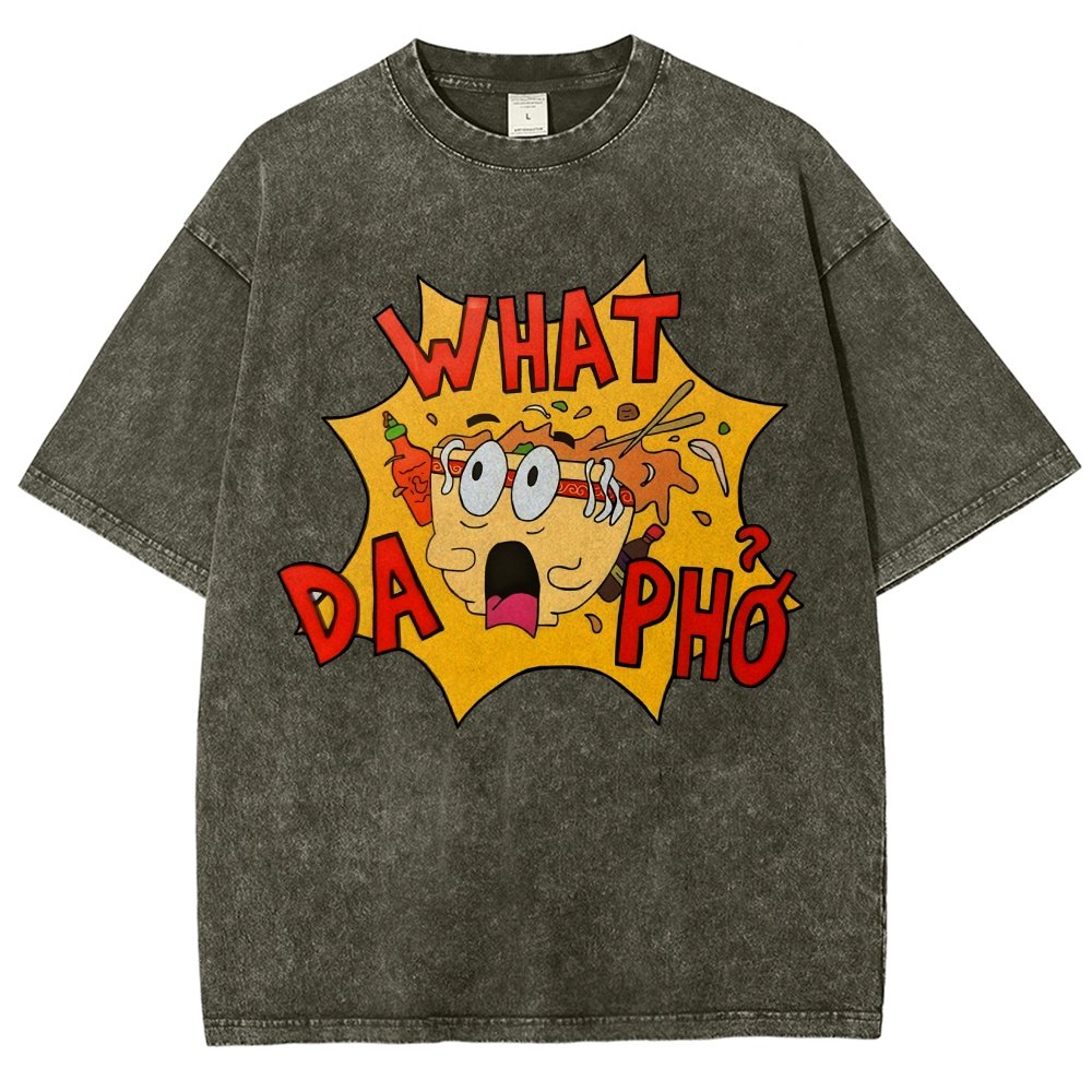 What Da Pho?Vintage Distressed T-shirt