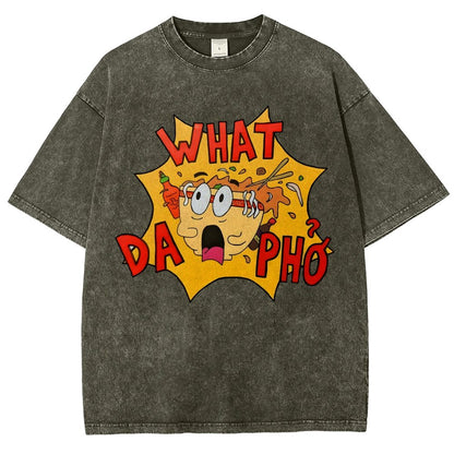 What Da Pho?Vintage Distressed T-shirt