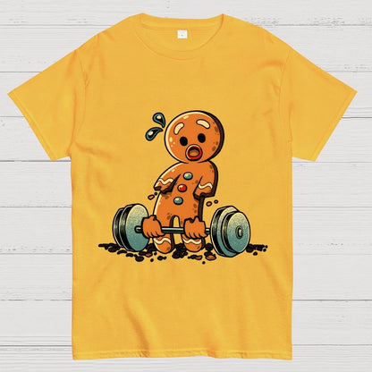 Gingerbread Workout Loosing Arms Geek T-Shirt