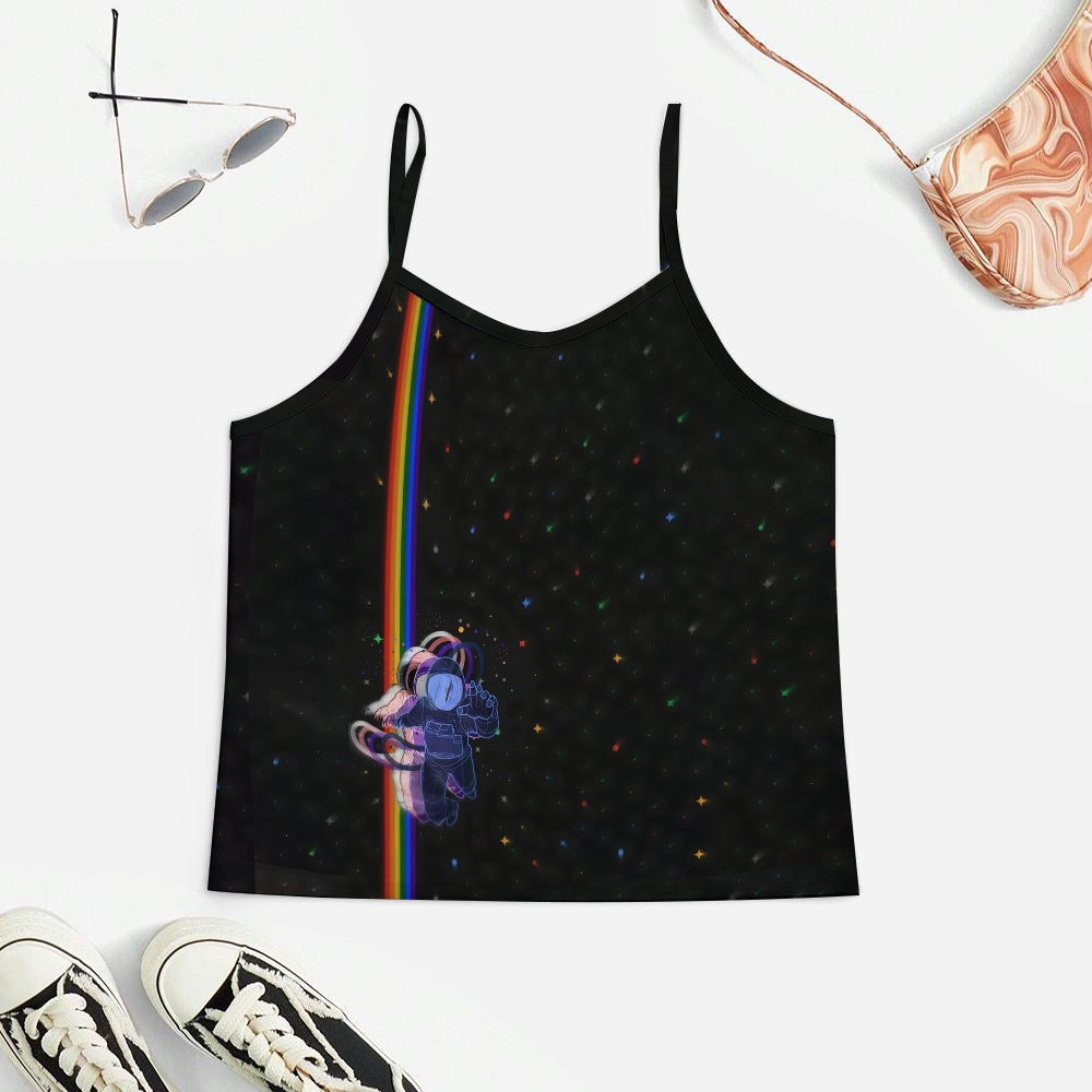 Spaceman Women's Geek Suspender Cami Set