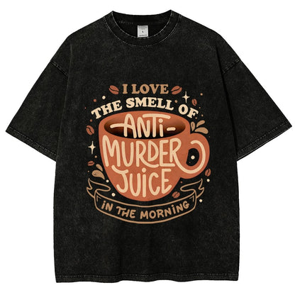 Anti-Murder Juice Vintage Distressed T-shirt