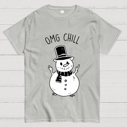 OMG Chill Christmas Geek T-Shirt