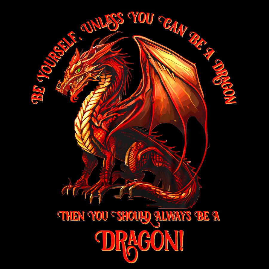 Be Yourself, Unless You Can Be A Dragon Geek T-Shirt