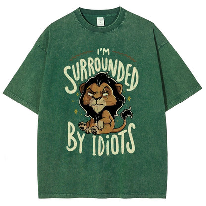 Surrounded by Idiots Vintage Distressed T-shirt