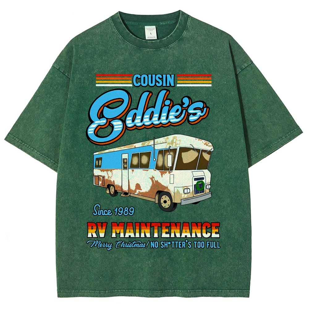 Holiday RV maintenance Christmas Humor Vintage Distressed T-shirt