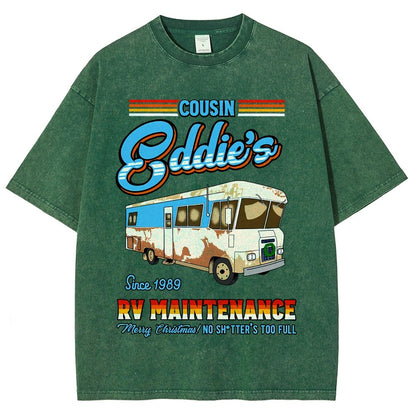 Holiday RV maintenance Christmas Humor Vintage Distressed T-shirt