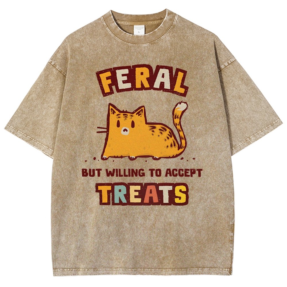 Slightly Feral Vintage Distressed T-shirt