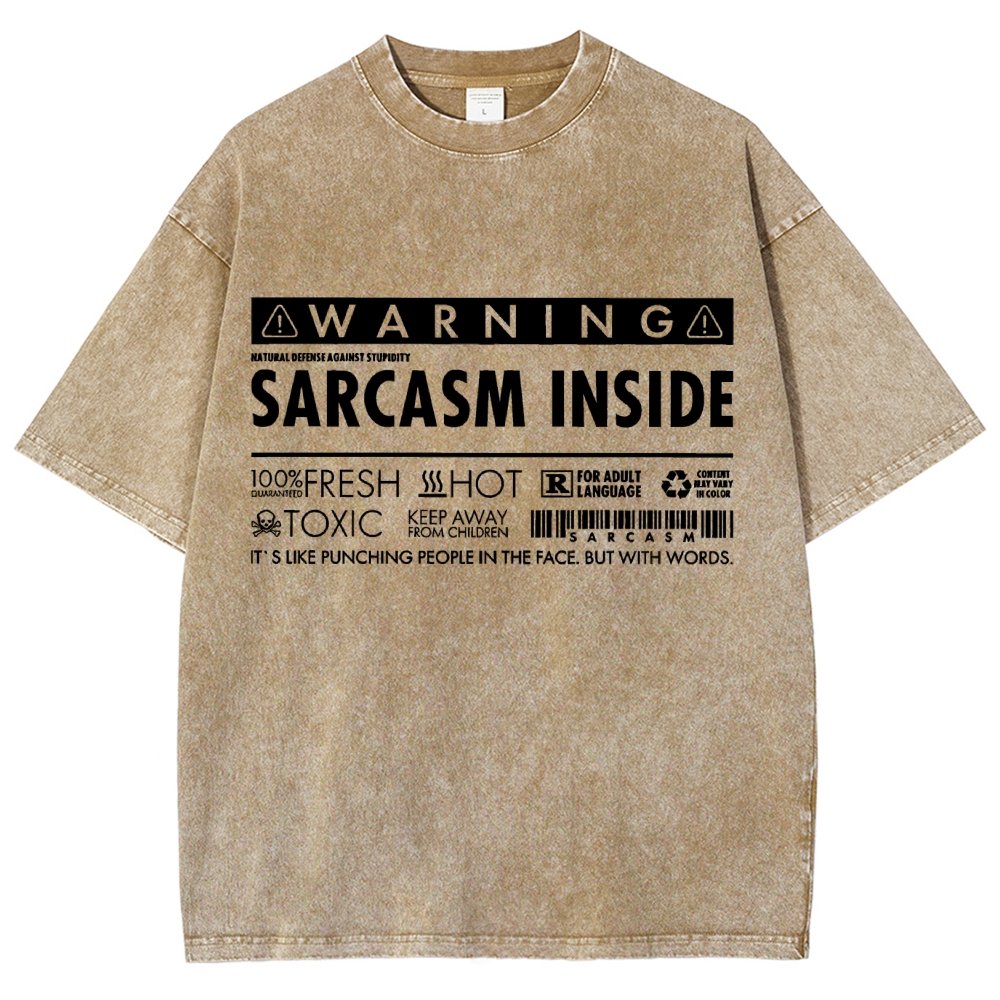 Sarcasm Inside Vintage Distressed T-shirt