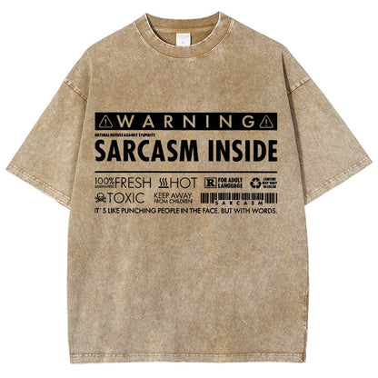 Sarcasm Inside Vintage Distressed T-shirt