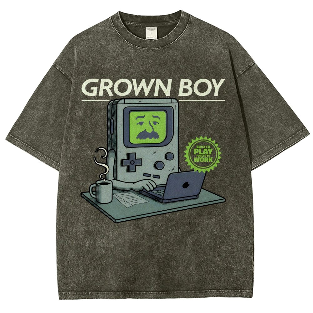 Grown Boy Vintage Distressed T-shirt