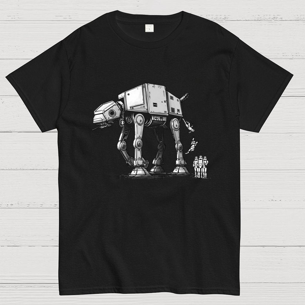 Imperial Robot Dog Poop Geek T-Shirt