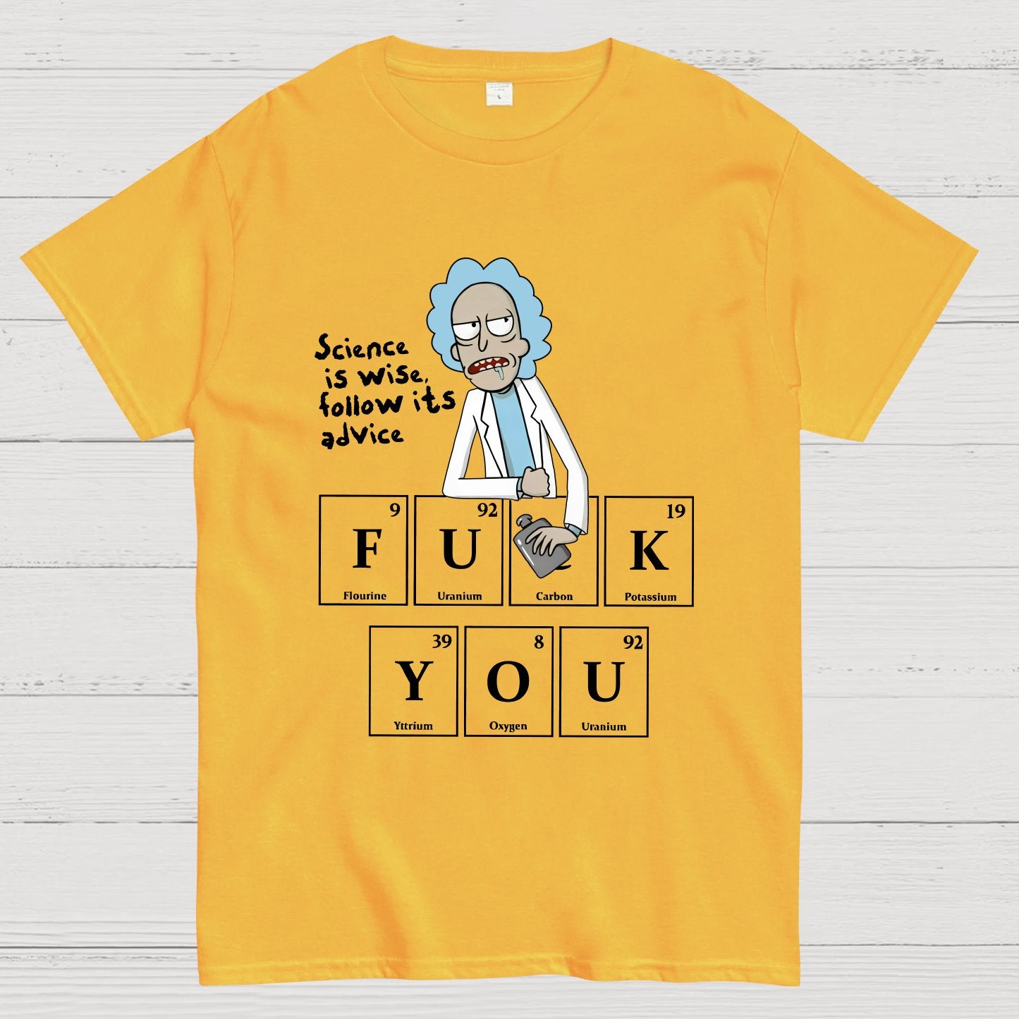 Science Is Wise Follow It's Advice Geeky T-Shirt