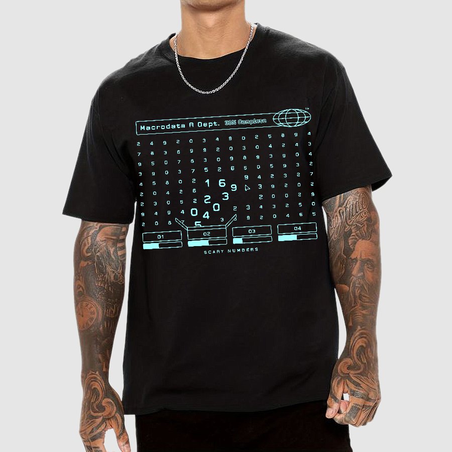 Scary Numbers Geek T-Shirt