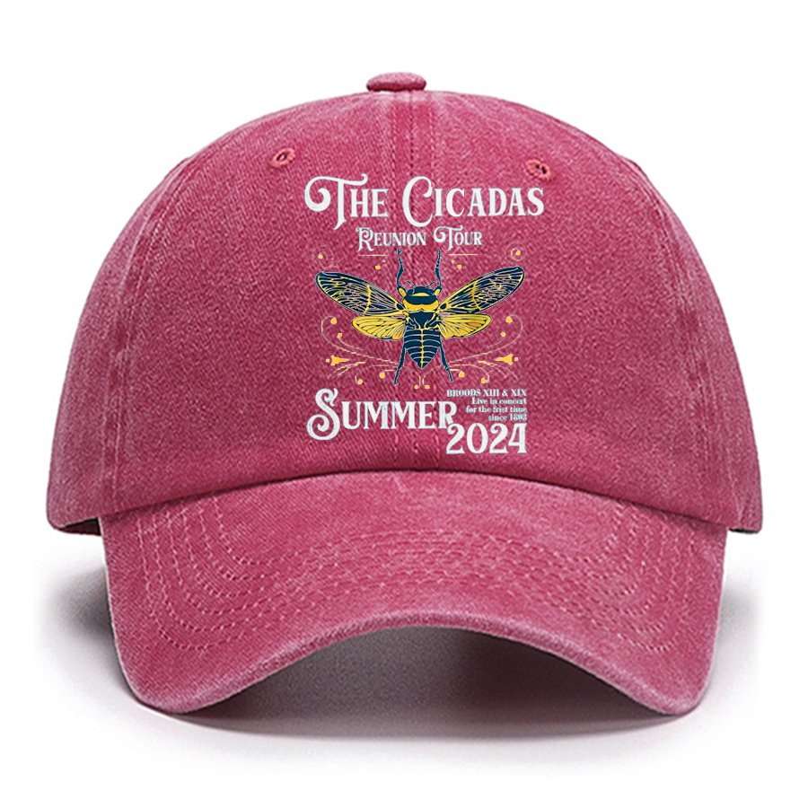 The Cicadas Reunion Tour Summer 2024 Cotton Hat