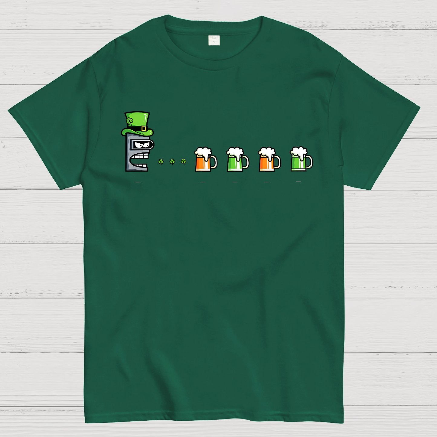 St. Patty’s Robot Geek T-Shirt