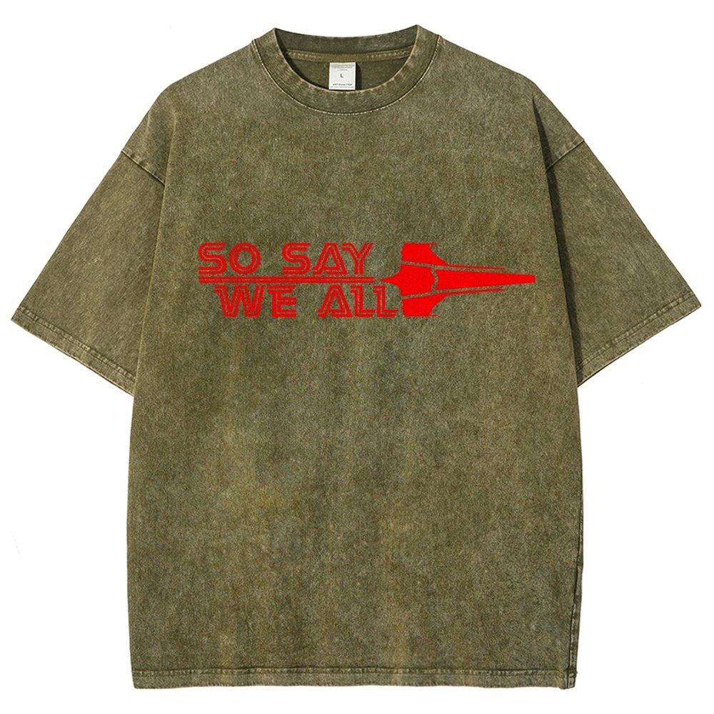 So Say We All Vintage Distressed T-shirt