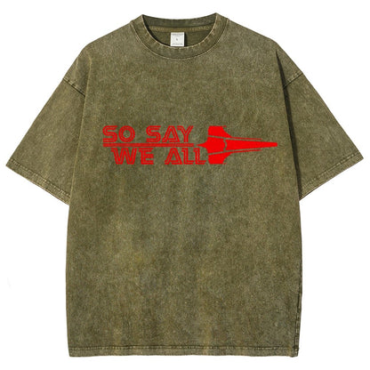 So Say We All Vintage Distressed T-shirt