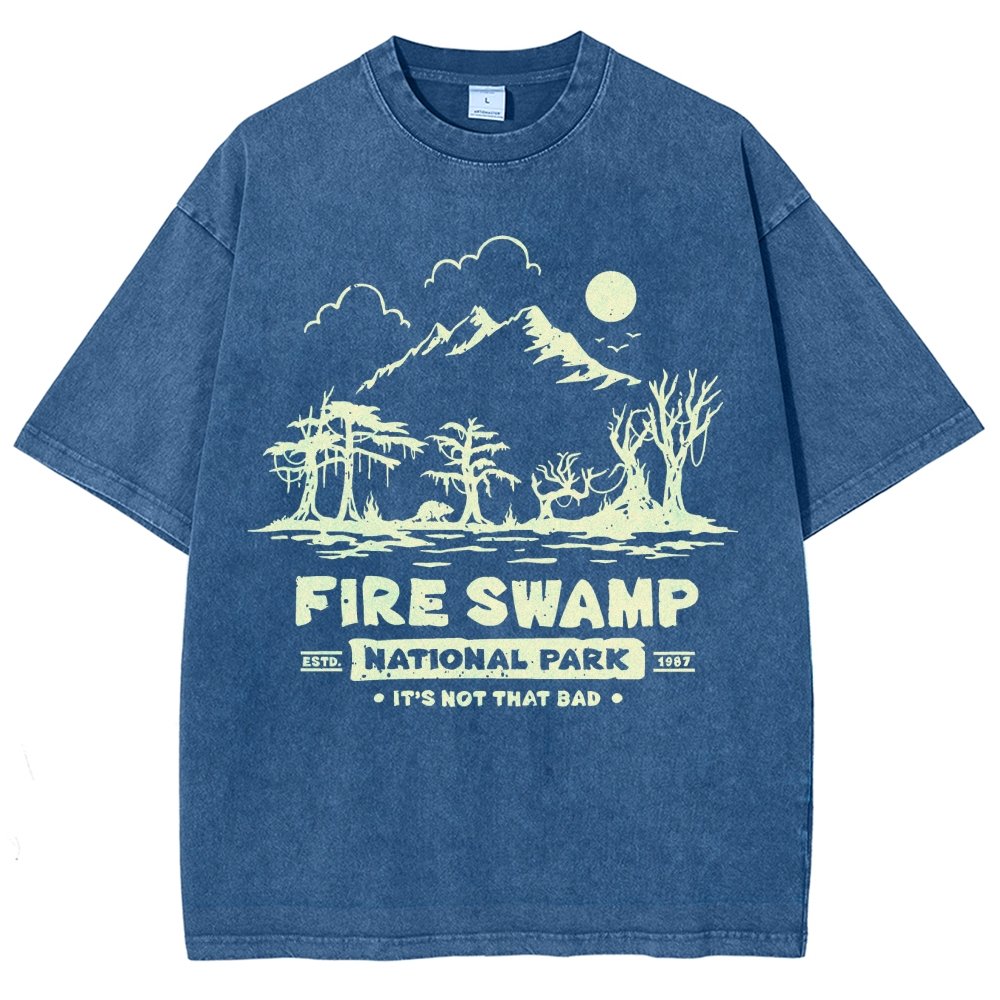 Flame Swamp National Park Vintage Distressed T-shirt