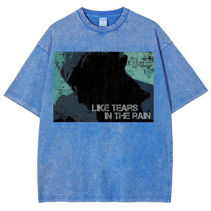 Like Tears In The Rain Vintage Distressed T-shirt